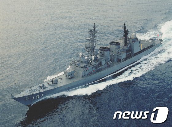 일본 해상자위대의 '아사기리' 호위함 (일본 해상자위대 제공) © News1