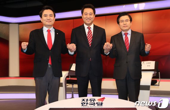 한국당 당권주자 黃·吳·金, 이번주 '당심·민심잡기' 총력전