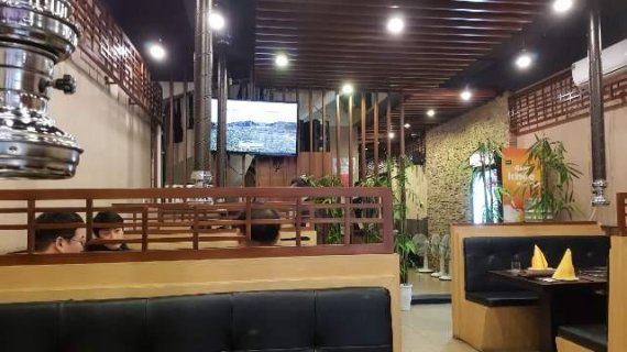 베트남 하노이 현지 북한식당 중 하나인 고려식당의 내부 모습