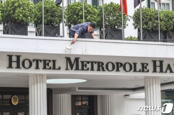 김창선 북한 국무위원회 부장 등 북한 의전·경호팀 일행이 8차례나 찾은 베트남 소피텔 레전드 메트로폴 하노이 호텔. 이 호텔은 오는 27~28일 열릴 제2차 북미정상회담 장소로 유력하게 꼽히고 있다.(뉴스1 DB) 2019.2.24/뉴스1