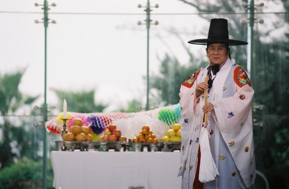 황해도평산소놀음굿 이선비 보유자 /사진=fnDB