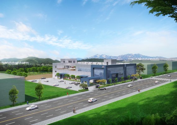 인천 청라국제도시에 전기전자 부품 제조기업인 ㈜에이아이티(AIT)의 전기전자 부품 제조 및 연구시설이 건립된다. 사진은 ㈜에이아이티 조감도.