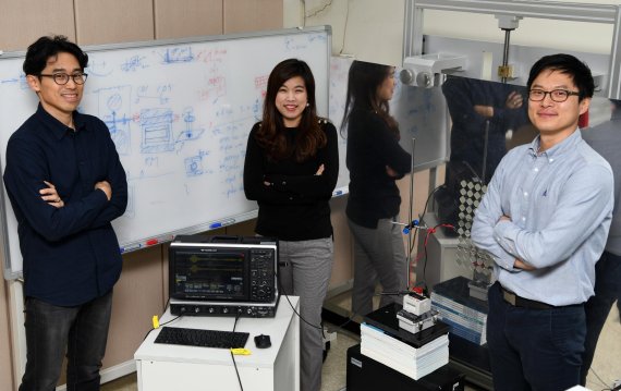 KRISS 안전측정센터 연구팀. 왼쪽부터 최원재, 김미소, 박춘수 박사.