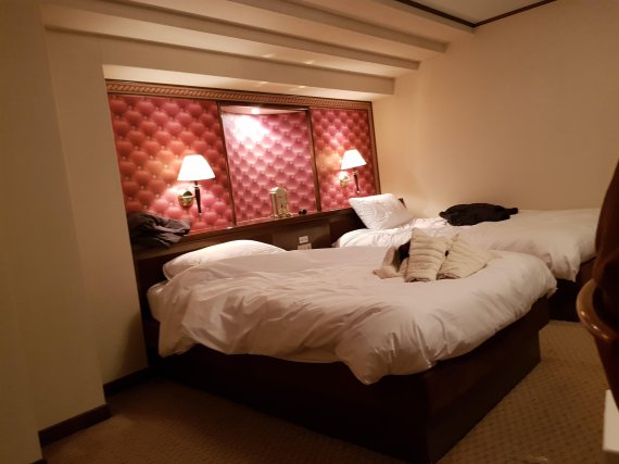 (주)엠에스페리 '뉴스타호' 고급 스위트룸.