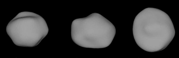 소행성 파에톤의 오목모형
