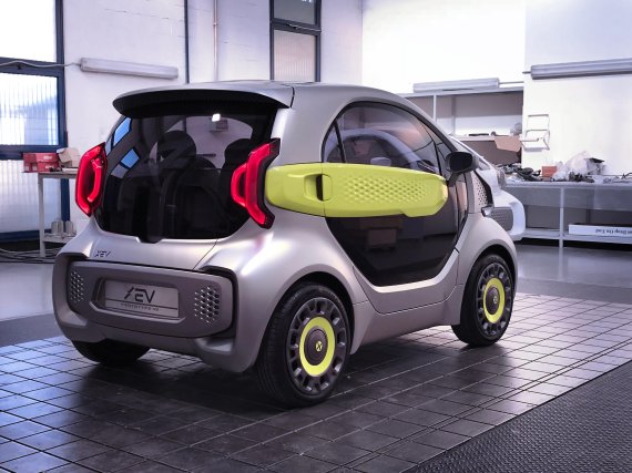 제주모터스가 내년부터 양산하게 될 2인승 소형 전기차 'LSEV'