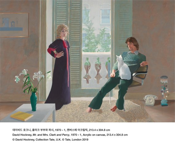 RM도 관람한 '데이비드 호크니'전, 30만 돌파