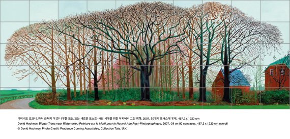 RM도 관람한 '데이비드 호크니'전, 30만 돌파