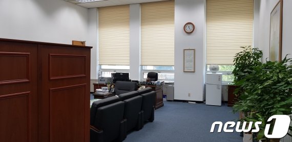 이광복 대전시의회 산업건설위원장 사무실.© 뉴스1
