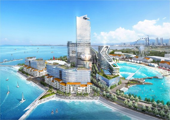 시흥 거북섬해양레저(인공서핑장) 조감도. 사진제공=시흥시