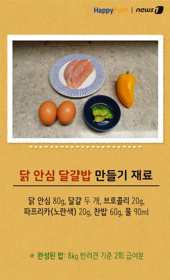 [펫레시피]반려견을 위한 착한 간식 만들기 No.65 (서울=뉴스1) 박라경 에디터 = 사랑하는 반려견에게 관심과 애정을 표현하는 방법 중 하나는 바로 맛있는 음식을 제공하는 것. 특히 하나의 트렌드로 자리 잡은 수제간식은 화학첨가물이나 인공색소가 들어가지 않아 건강