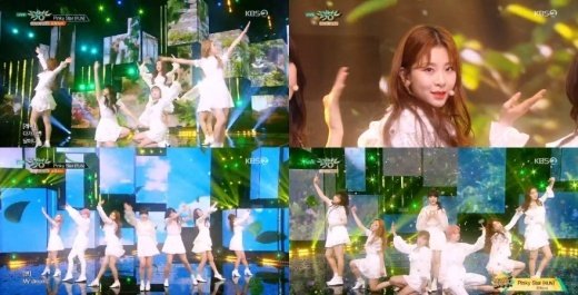 ‘뮤직뱅크’ 공원소녀(GWSN), 청순미 절정+눈부신 천사들의 ‘핑키 스타(Pinky Star)’