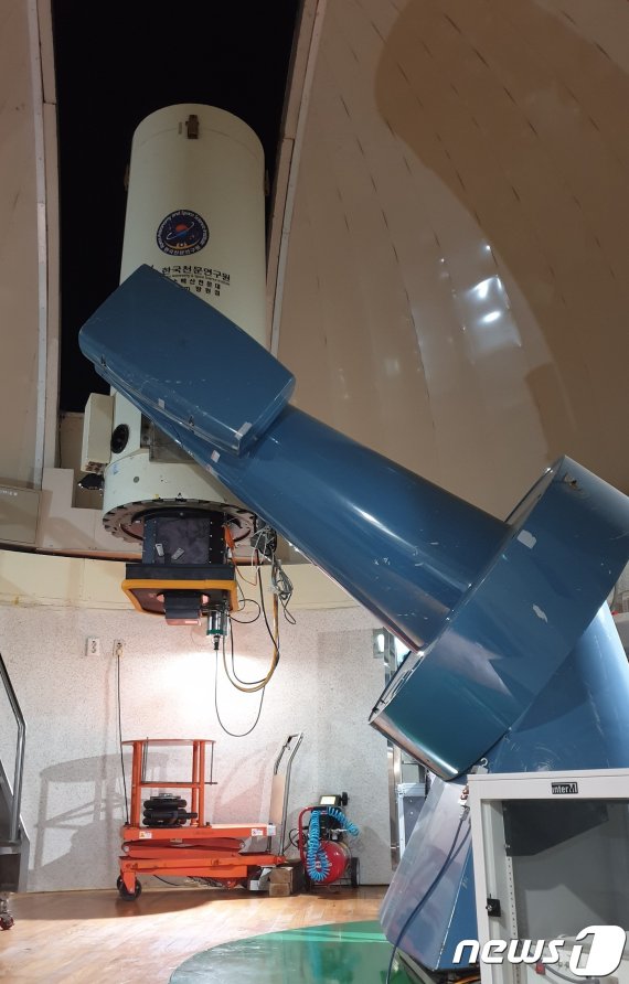 소백산천문대의 주요 연구시설인 주경 61cm의 반사망원경. © 뉴스1 최소망기자