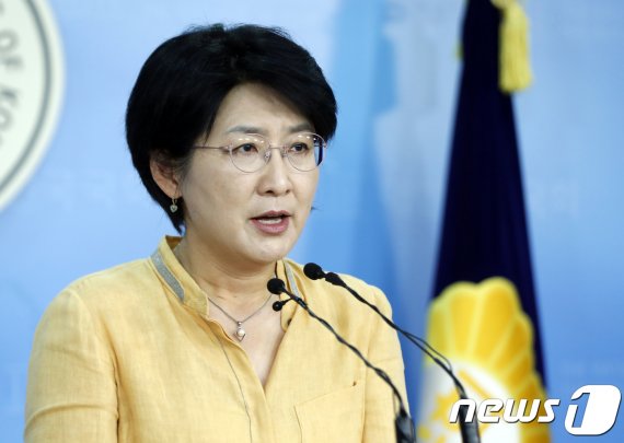 박주현 민주평화당 수석대변인/뉴스1 © News1 안은나 기자