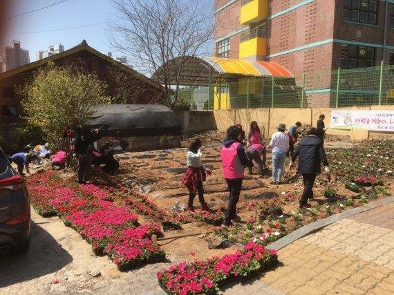 고양시 덕양구 행신1동 2019고양국제꽃박람회 손님맞이 준비. 사진제공=고양시