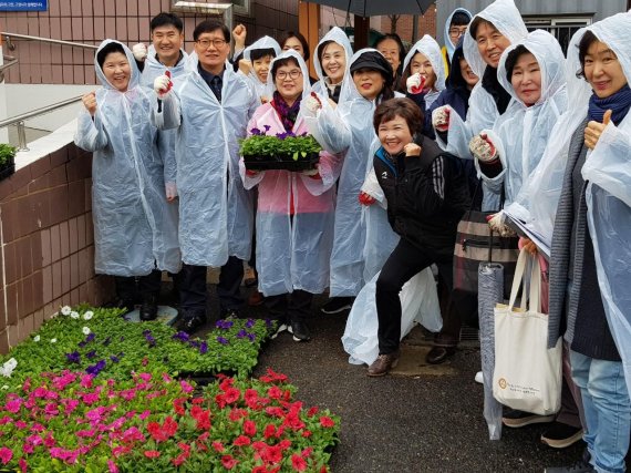 고양시 덕양구 화정1동 2019고양국제꽃박람회 손님맞이 준비. 사진제공=고양시