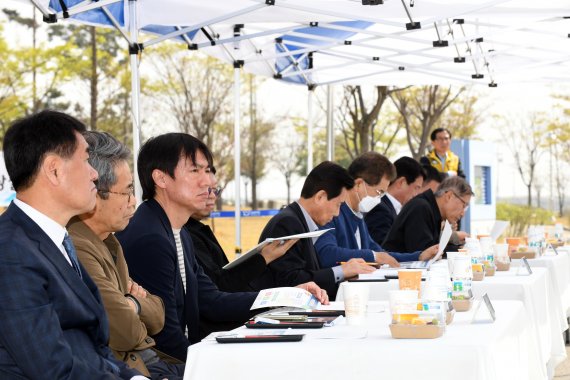 축구협회 부지선정위원회 심사단. 사진제공=김포시