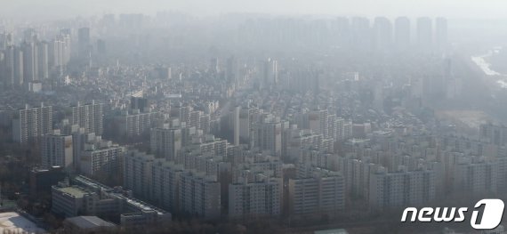 서울 강남권의 아파트 단지 모습 © News1 이종덕 기자