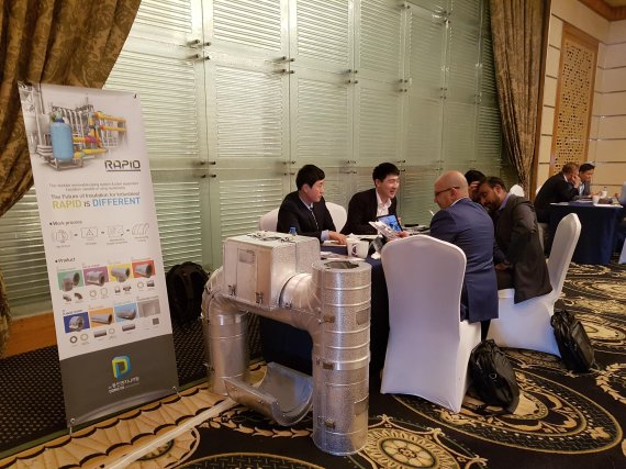 한국남동발전이 지난 22일부터 3일간 사우디아라비아 담맘과 카타르 도하에서 협력중소기업의 중동시장 수출 지원을 위한 ‘2019년 중동 수출로드쇼’를 개최했다./사진=한국남동발전