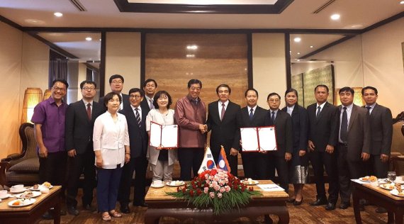 안산시 라오스에 한국어교육원 기숙사 건립 지원