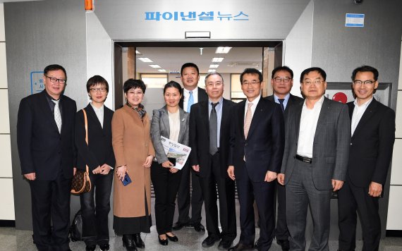 中기자협회 대표단 본지 방문...다양한 질문 쏟아내