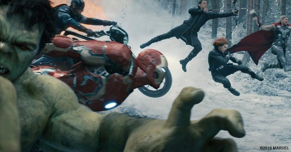 할리우드의 막대한 자본과 기술력이 투입된 어벤져스 시리즈 / 사진=마블 코리아 페이스북