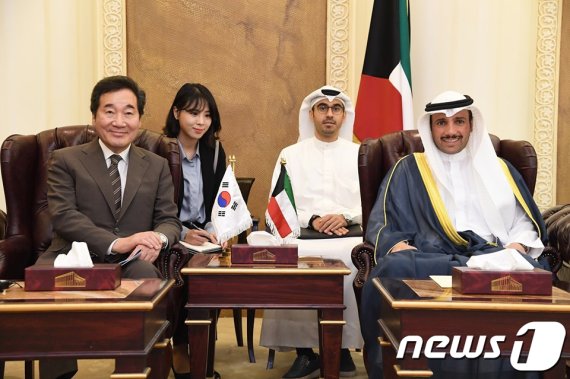 李총리 쿠웨이트 외교에 갑자기 등장한 손흥민