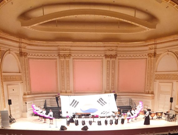 가평군 소년소녀합창단 뉴욕 카네기홀 공연. 사진제공=연천군