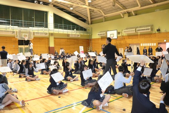 동경한국학교의 학생들뿐 아니라 이번 대회를 위해 일본 전국 각지에서 재일한국인 청소년 약 350여명이 참가했다.