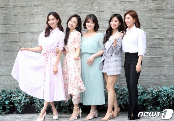 미스트롯' 김나희 홍자 정미애 정다경 송가인(왼쪽부터) / 뉴스1 © News1 권현진 기자