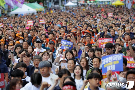 '5·18' 범국민대회 "자유한국당 작태, 결단코 좌시하지 않을 것"