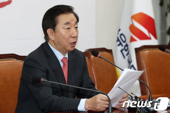 김성태 자유한국당 의원. 뉴스1 © News1 민경석 기자