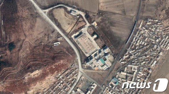 북한의 강선 우라늄 농축시설로 의심되는 곳 <출처=구글>© 뉴스1