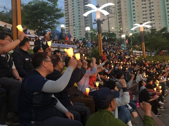 현대중 노조 이틀째 총파업.., 시너와 쇠파이프 발견에 경찰수사
