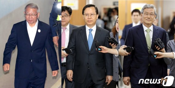 '사법농단 의혹' 양승태·박병대·고영한, 혐의 부인