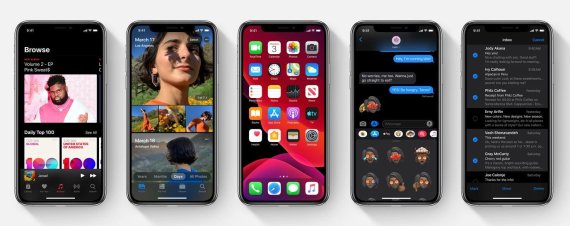 애플의 차세대 모바일 플랫폼 iOS13 [애플 제공] /사진=fnDB