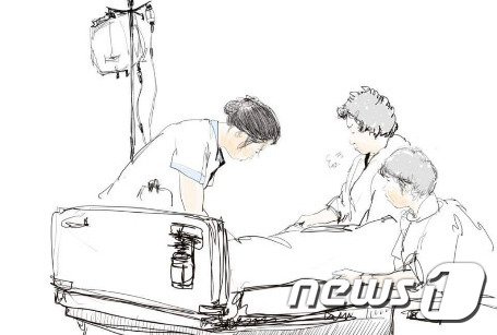 오영준 간호사가 페이스북에 올린 웹툰 '간호사 이야기'© 뉴스1