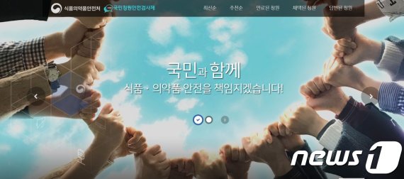 식약처 '국민청원 안전검사제' 홈페이지. / 사진=뉴스1
