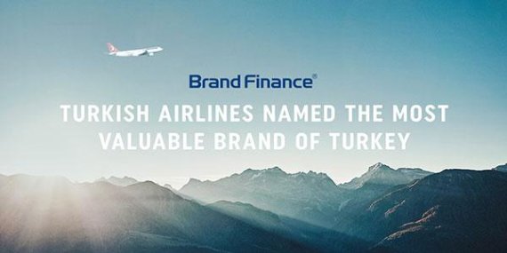 터키항공이 브랜드 파이낸스로부터 터키의 최우수 브랜드로 선정됐다. 터키항공 제공