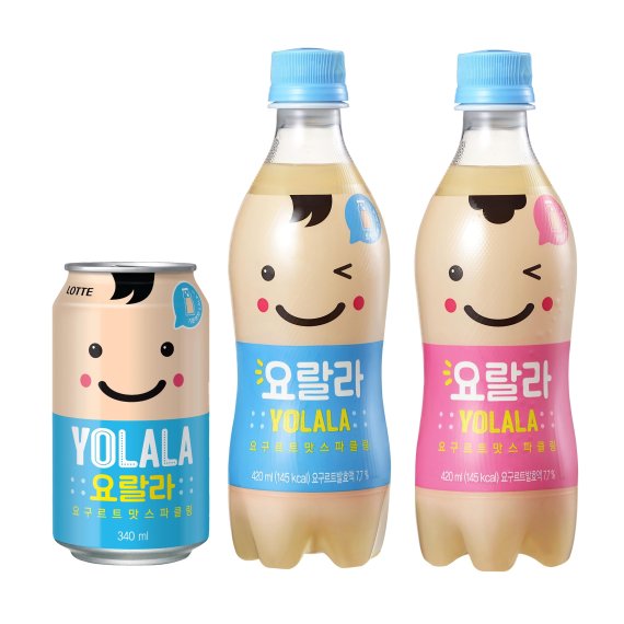 롯데칠성, 요구르트맛 탄산음료 '요랄라 스파클링'