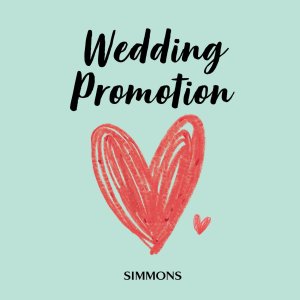 시몬스침대 '웨딩 프로모션' 포스터. 시몬스침대 제공