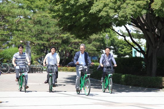 안산도시공사 공기업 첫 ‘자전거 수당제’ 도입. 사진제공=안산도시공사