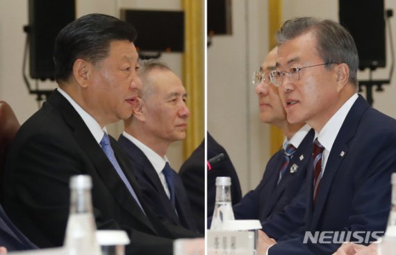 文대통령-시진핑 정상회담.. 김정은 '비핵화 의중' 공유 [G20 외교전쟁 개막]