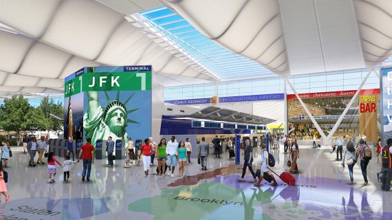 JFK 1터미널 실내 조감도. (사진=A NEW JFK)