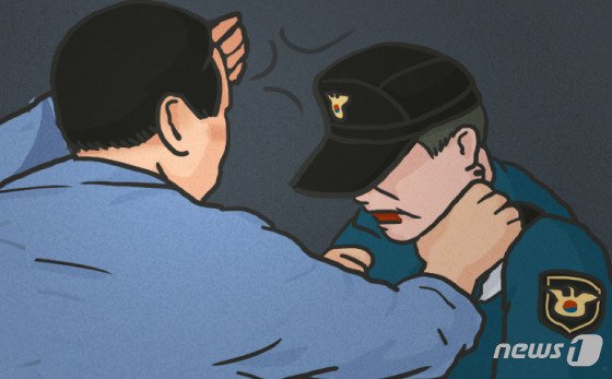 경찰관에 침 뱉고 폭행한 택시기사, 왜?