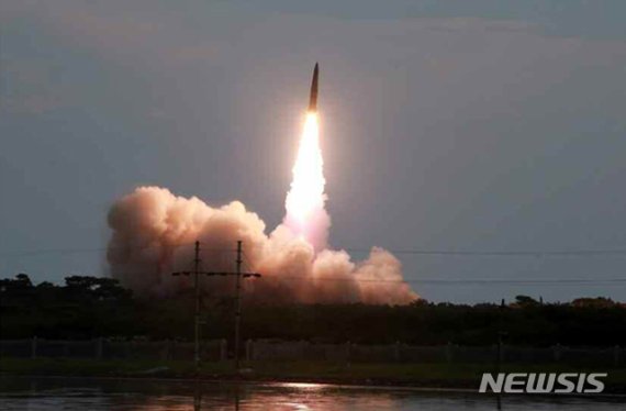 북한이 지난달 25일 발사한 KN-23 단거리 탄도미사일. /사진=뉴시스
