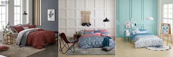 (좌측부터) 2019 FW세사리빙 신제품 ‘네트’, ‘엘로이’, ‘디노시티’/ 사진=웰크론 제공