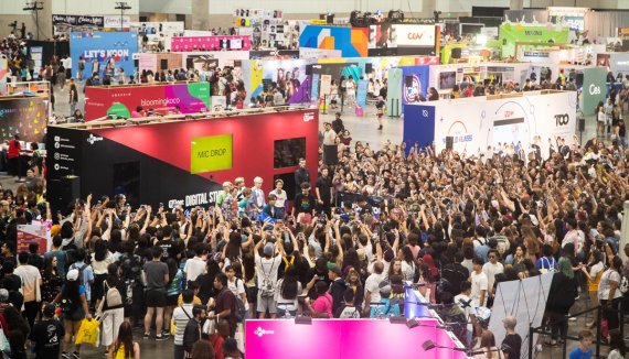 CJ ENM 'K-CON 2019 LA' © 뉴스1