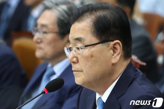 "日 '화이트국가 韓 제외' 앞서 정의용-야치 담판"