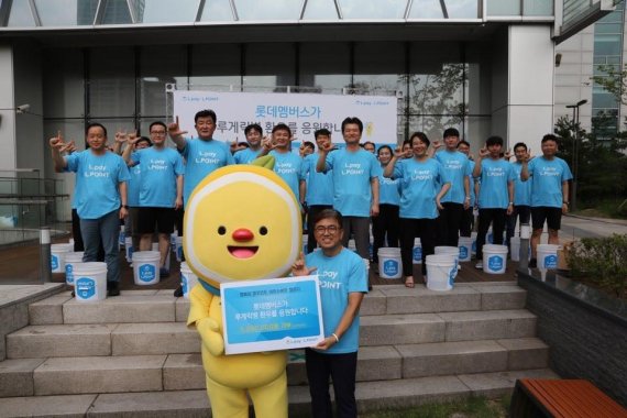 강승하 롯데멤버스 대표, ‘아이스버킷 챌린지’ 참여
